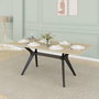 Hanah Home Mesa de Comedor Luna en Roble